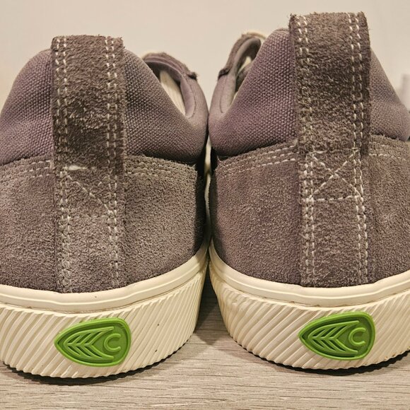 Cariuma Catiba Pro Low Skateboarding Shoes - Grey Contrast/Ivory - Picture 7 of 16